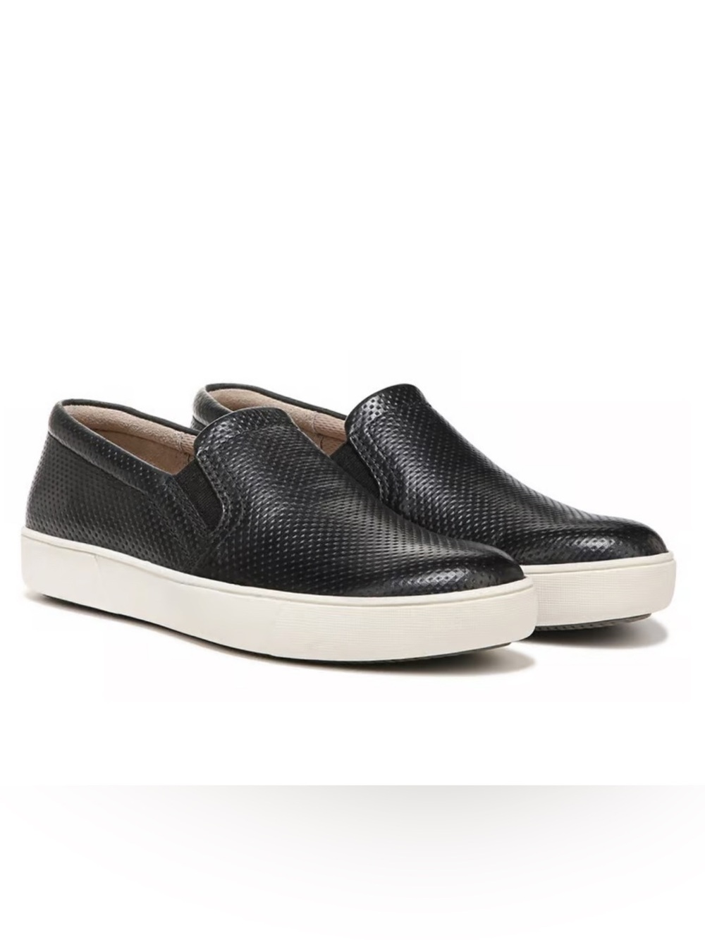 Naturalizer Marianne Slip On Flats In Black Leather Women’s Size 8M New In Box